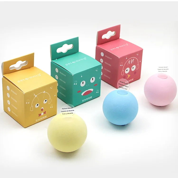 Balles en Peluche Sonores pour Chat