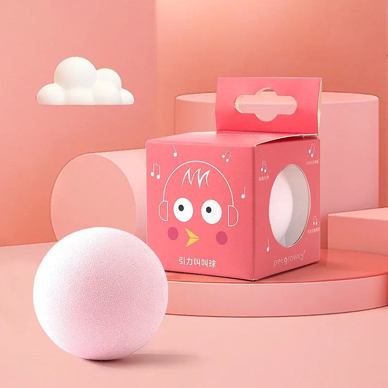 Balles en Peluche Sonores pour Chat