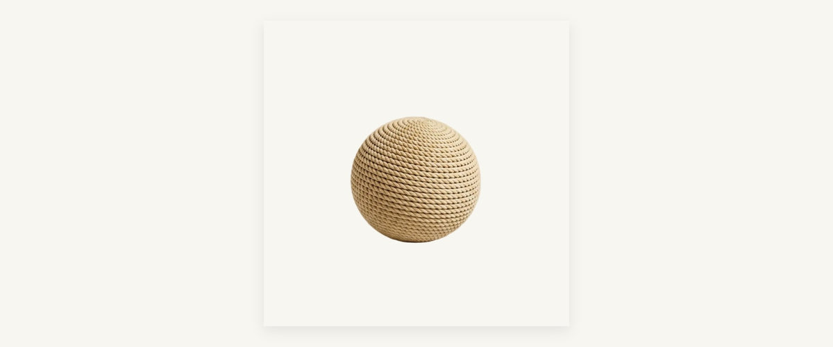 Bannière boule sisal pour chat - Le Chat Cachemire